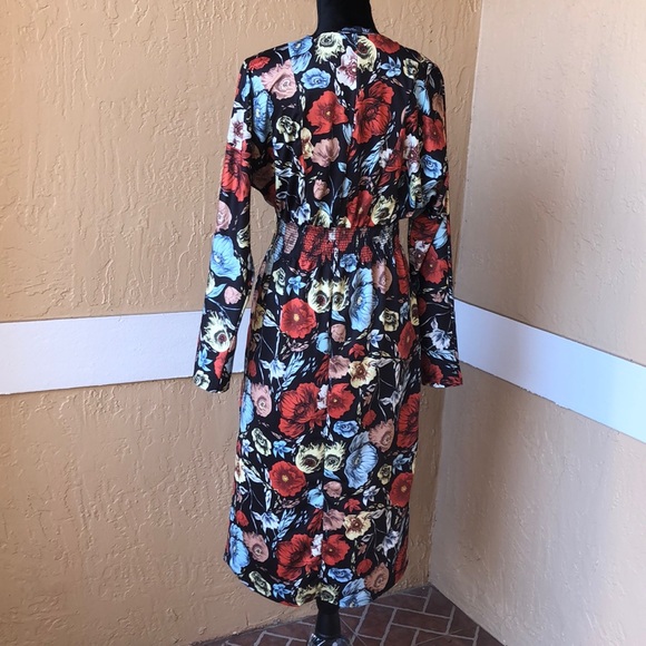 ZARA Floral Print Dress - Picture 2 of 4